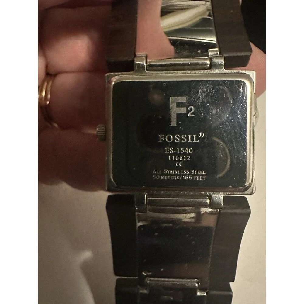 Vintage Fossil Women’s Wrist Watch Wood Band